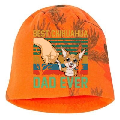 Best Chihuahua Dad Ever Kati - Camo Knit Beanie