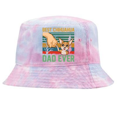 Best Chihuahua Dad Ever Tie-Dyed Bucket Hat