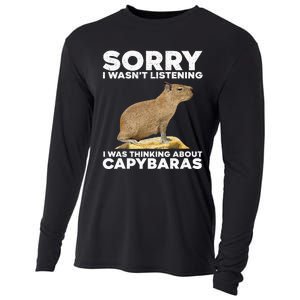 Best Capybara Design Pet Rodent Capybara Cooling Performance Long Sleeve Crew