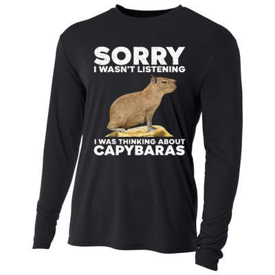 Best Capybara Design Pet Rodent Capybara Cooling Performance Long Sleeve Crew