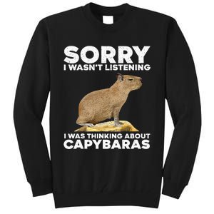 Best Capybara Design Pet Rodent Capybara Tall Sweatshirt