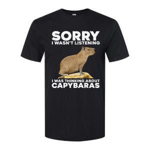 Best Capybara Design Pet Rodent Capybara Softstyle CVC T-Shirt