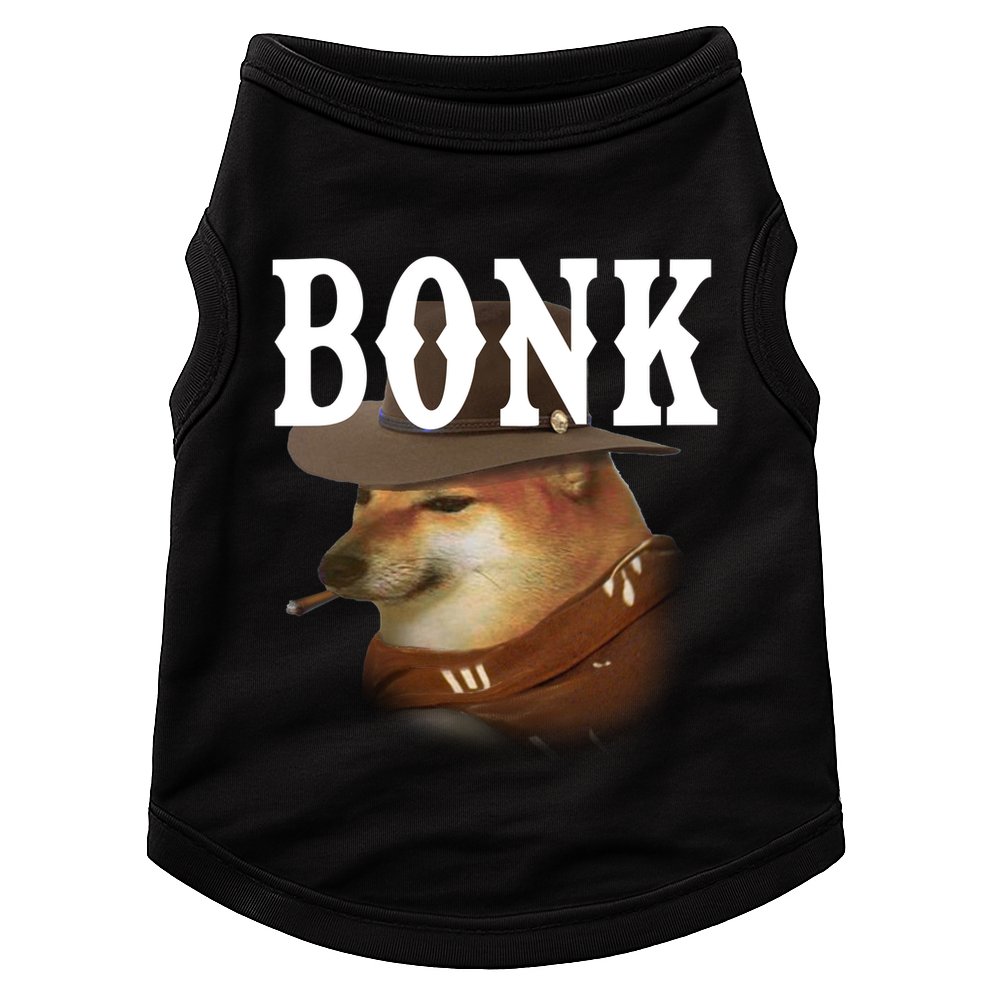 Bonk Cowboy Dog Doggie Tank
