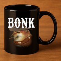 Bonk Cowboy Dog 11oz C Handle Ceramic Mug