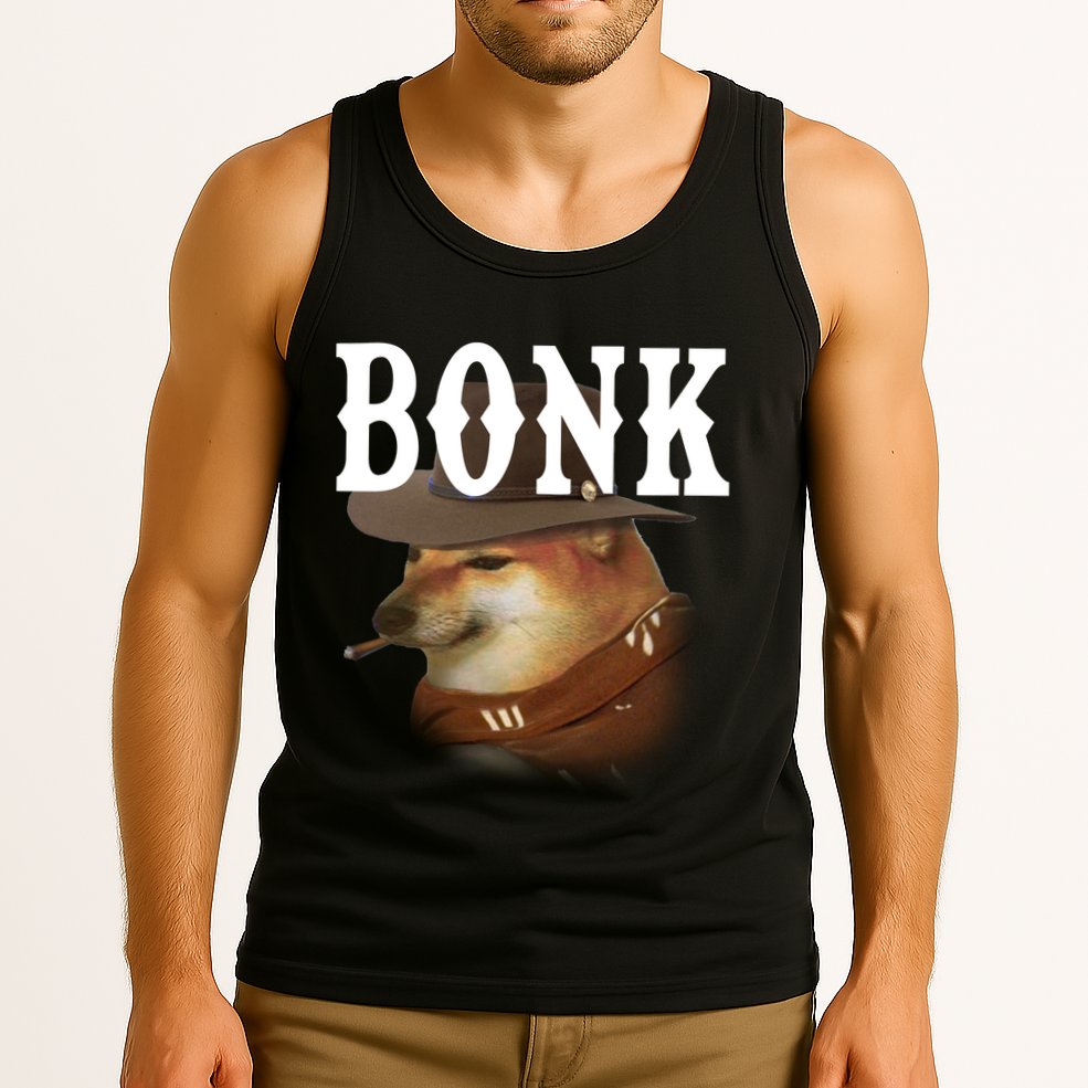 Bonk Cowboy Dog Tank Top