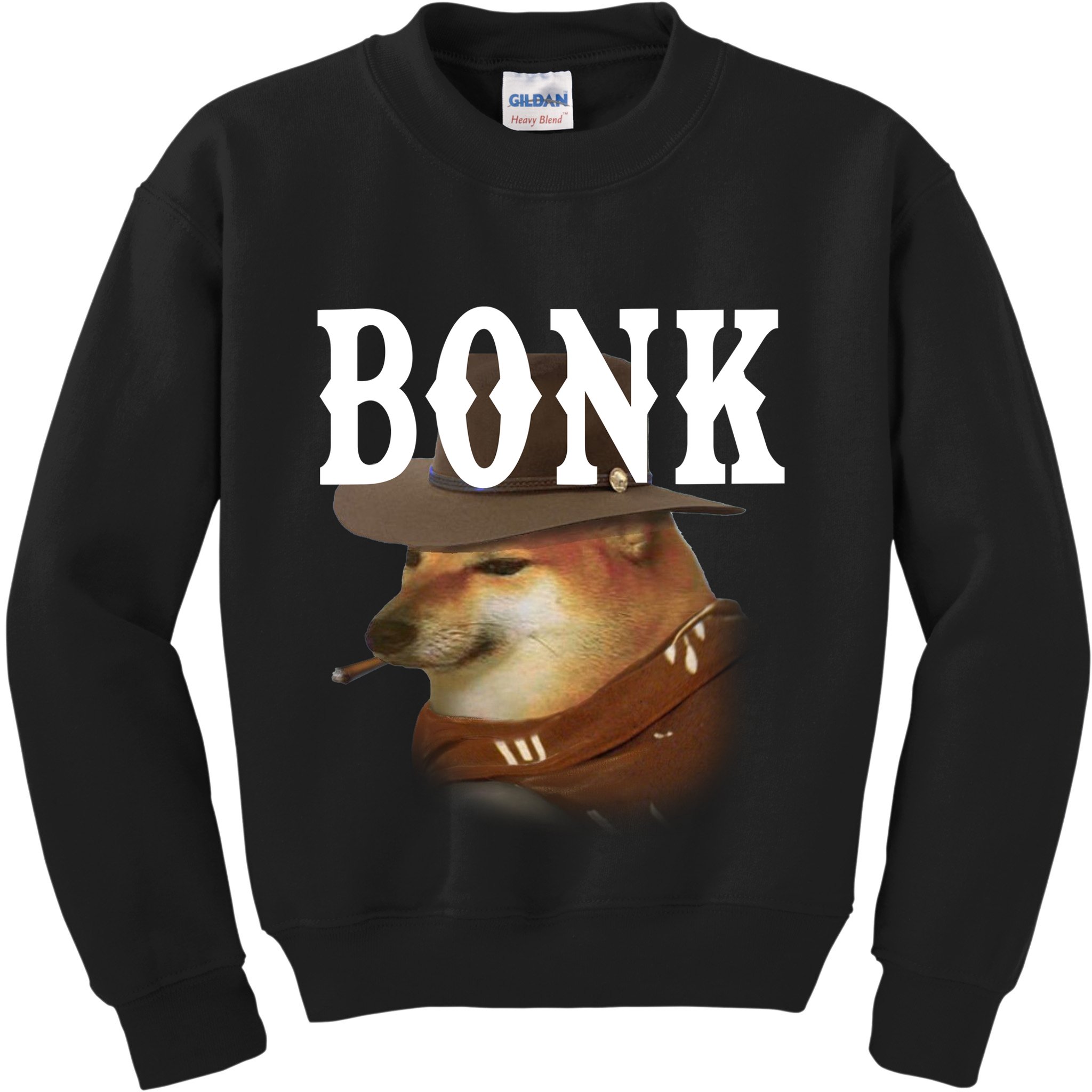 Bonk Cowboy Dog Kids Sweatshirt