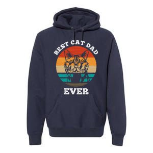 Best Cat Dad Ever Cat Daddy Father Day Gift & Birthday Gifts Premium Hoodie