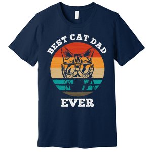 Best Cat Dad Ever Cat Daddy Father Day Gift & Birthday Gifts Premium T-Shirt