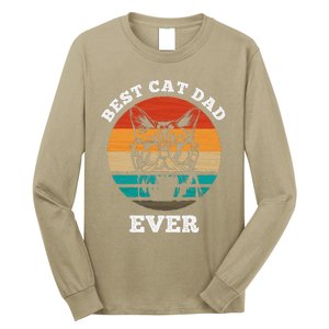 Best Cat Dad Ever Cat Daddy Father Day Gift & Birthday Gifts Long Sleeve Shirt