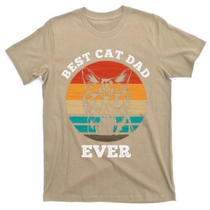 Best Cat Dad Ever Cat Daddy Father Day Gift & Birthday Gifts T-Shirt