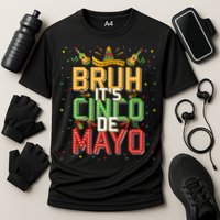 Bruh Cinco De Mayo Lets Fiesta 5 De Mayo Mexican Cooling Performance Crew T-Shirt