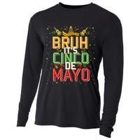 Bruh Cinco De Mayo Lets Fiesta 5 De Mayo Mexican Cooling Performance Long Sleeve Crew
