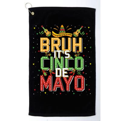Bruh Cinco De Mayo Lets Fiesta 5 De Mayo Mexican Golf Towel