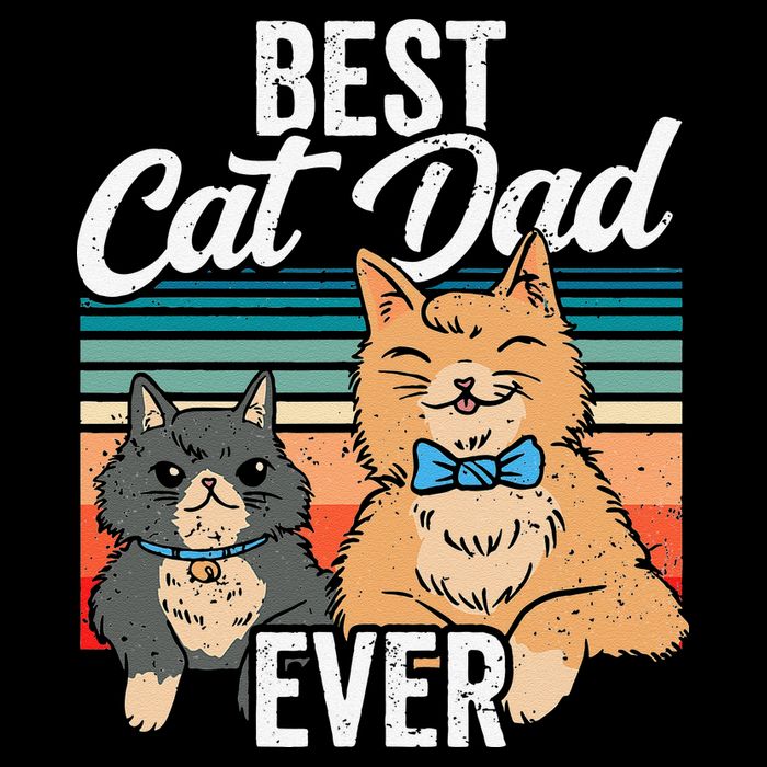 Best Cat Dad Ever Daddy Fathers Day Father Sayings Drawstring Bag