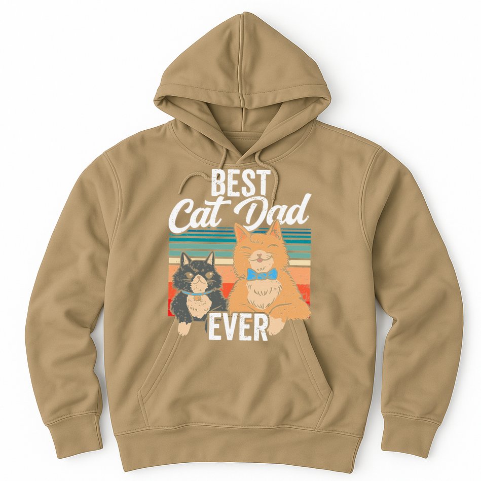 Best Cat Dad Ever Daddy Fathers Day Father Sayings Hoodie