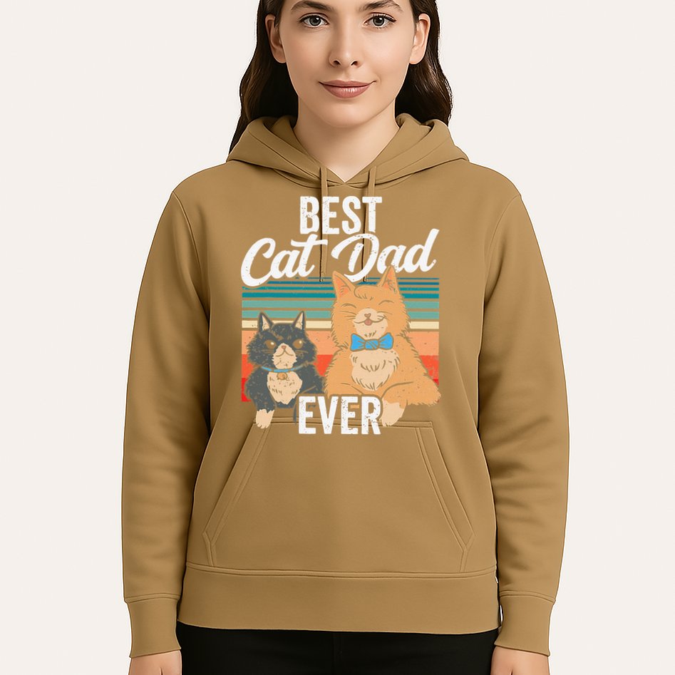 Best Cat Dad Ever Daddy Fathers Day Father Sayings Hoodie