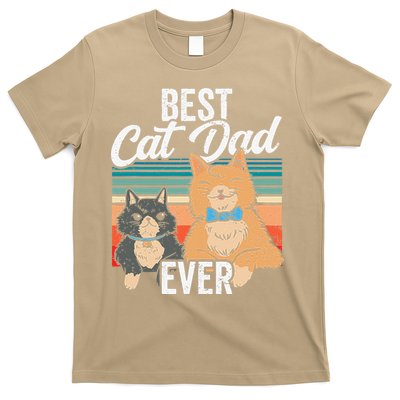 Best Cat Dad Ever Daddy Fathers Day Father Sayings T-Shirt
