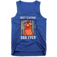 Best Cluckin' Dad Ever Funny Father's Day Chicken Farm Tank Top