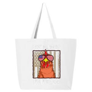 Best Cluckin' Dad Ever Funny Father's Day Chicken Farm 25L Jumbo Tote