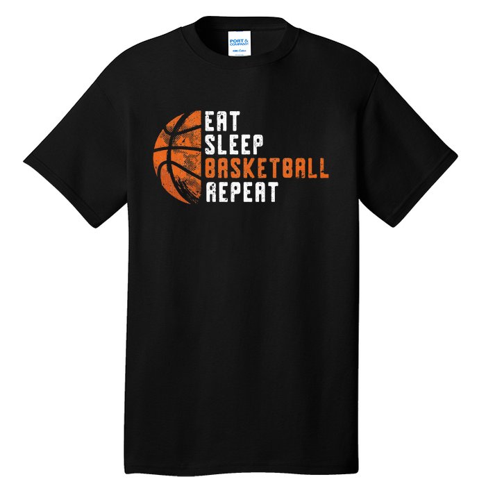 Basketball Coach Eat Sleep Basketball Repeat Basketball Tall T-Shirt