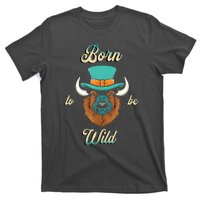 Bison Chic Elegance Born To Be My Wild Spirit Animal T-Shirt