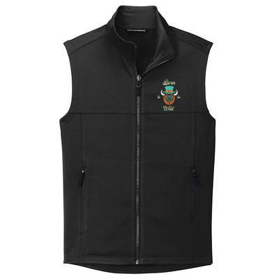 Bison Chic Elegance Born To Be My Wild Spirit Animal Collective Smooth Fleece Vest