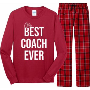 Best Coach Ever Sports Long Sleeve Pajama Set