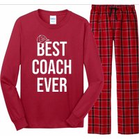 Best Coach Ever Sports Long Sleeve Pajama Set