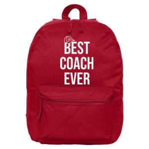 Best Coach Ever Sports 16 in Basic Backpack