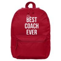 Best Coach Ever Sports 16 in Basic Backpack