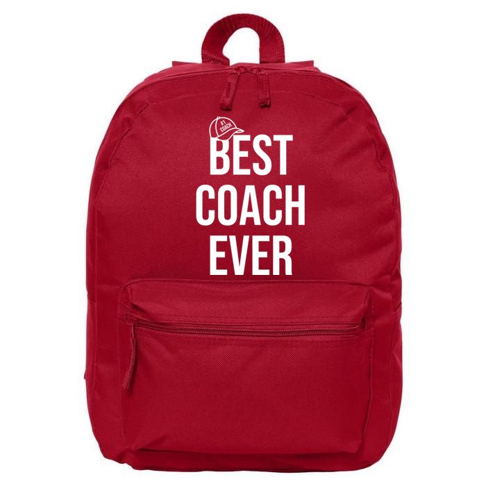 Best Coach Ever Sports 16 in Basic Backpack