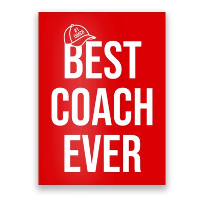 Best Coach Ever Sports Poster