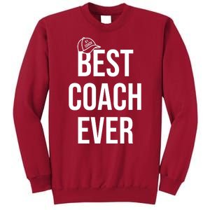 Best Coach Ever Sports Tall Sweatshirt