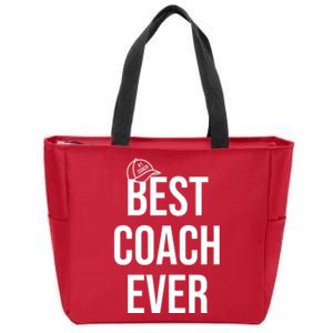 Best Coach Ever Sports Zip Tote Bag