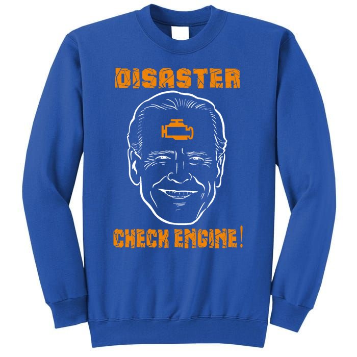 Biden Check Engine Is A Disaster Gift Tall Sweatshirt