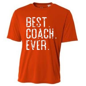 Best Coach Ever Fathers Day Gift For Coach Cooling Performance Crew T-Shirt