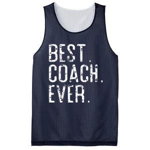 Best Coach Ever Fathers Day Gift For Coach Mesh Reversible Basketball Jersey Tank