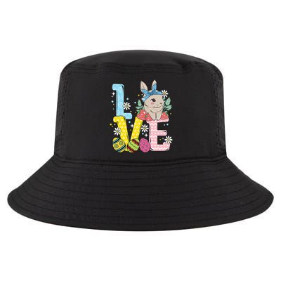 Bunny Colorful Easter Eggs Love Easter rabbit Cool Comfort Performance Bucket Hat