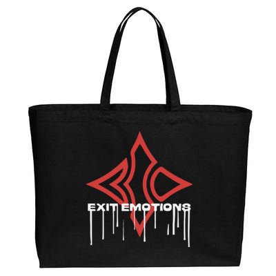 Blind Channel Exit Emotions Cotton Canvas Jumbo Tote