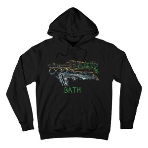 Bath City England Uk Souvenir Gift Hoodie