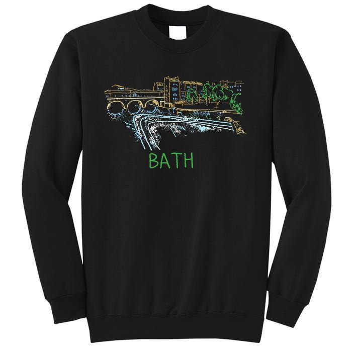 Bath City England Uk Souvenir Gift Sweatshirt