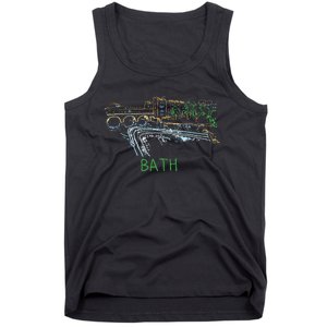 Bath City England Uk Souvenir Gift Tank Top