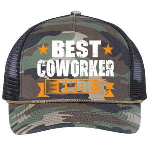 Best Coworker Ever Retro Rope Trucker Hat Cap