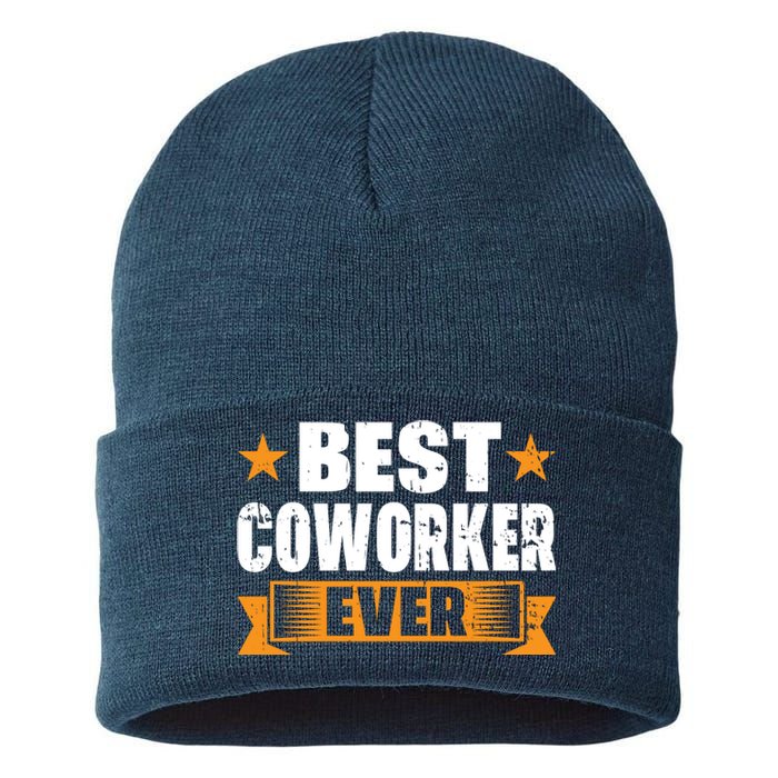 Best Coworker Ever Sustainable Knit Beanie