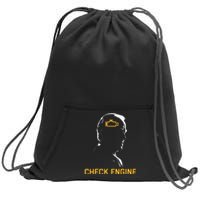 Biden Check Engine Sweatshirt Cinch Pack Bag