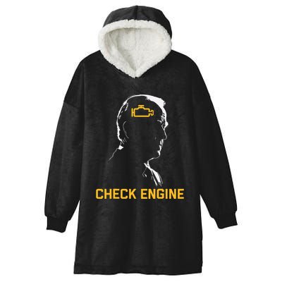 Biden Check Engine Hooded Wearable Blanket