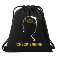 Biden Check Engine Drawstring Bag