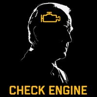 Biden Check Engine Youth Performance Sprint T-Shirt
