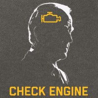 Biden Check Engine Cotton Canvas Backpack