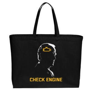 Biden Check Engine Cotton Canvas Jumbo Tote